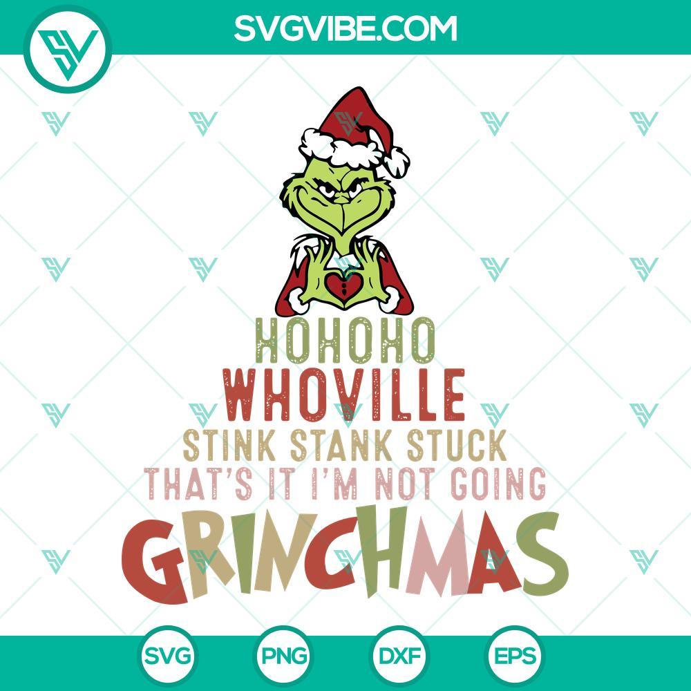 grinchmas-whoville-stink-stank-stuck-svg-grinch-christmas-svg-png-dxf-eps-cut-files-3-mockup.jpg Grinchmas Whoville Stink Stank Stuck SVG File with Grinch Christmas themed images for holiday crafting projects.