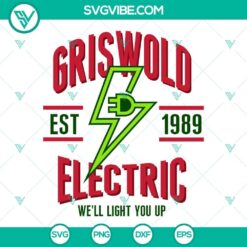 Griswold Electric SVG File, Clark Griswold SVG File, Christmas Movie SVG File