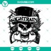 Night Train SVG files with Guns N Roses and Rock Band SVG images. 90s Music PNG designs for crafting and digital projects.