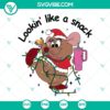 Gus Gus Cinderella mouse SVG files with cheese, Christmas lights. Ideal for holiday crafts.