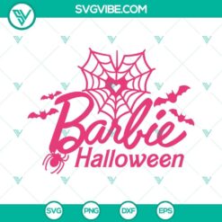 Halloween Barbie SVG Download Bundle, Mali Boo Barbie SVG Files, Barbie 5