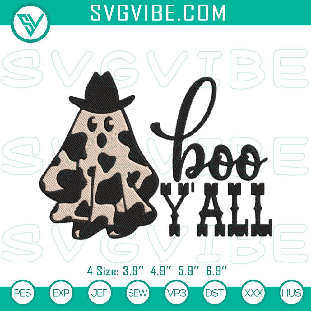 Halloween Boo Embroidery Designs, Cowboy Ghost Embroidery Files Spooky cowboy ghost embroidery design for Halloween. Machine embroidery file.