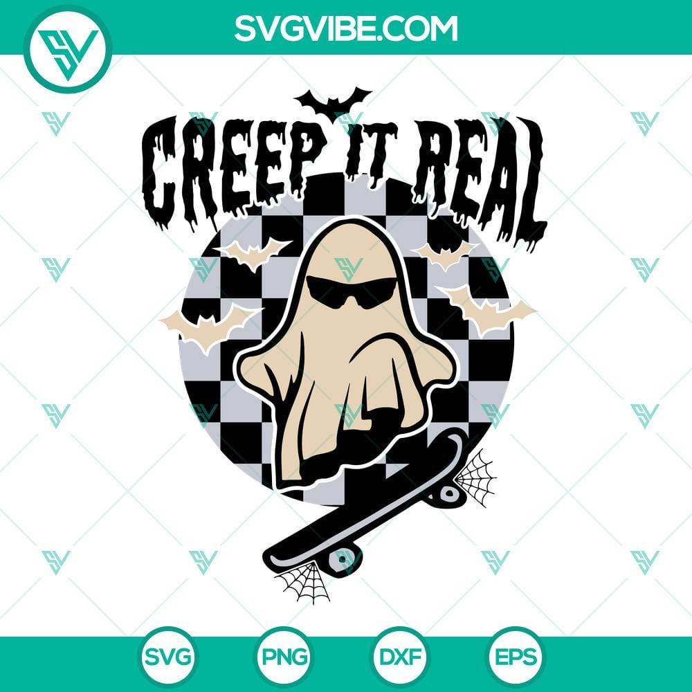halloween-boy-svg-creep-it-real-svg-ghost-skateboard-svg-png-dxf-eps-cut-files-4-mockup.jpg Creep It Real Halloween Boy on Ghost Skateboard SVG file for PNG. Perfect for Halloween crafting projects.