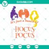 Halloween Hocus Pocus SVG files with enchanting design for spooky crafting projects.