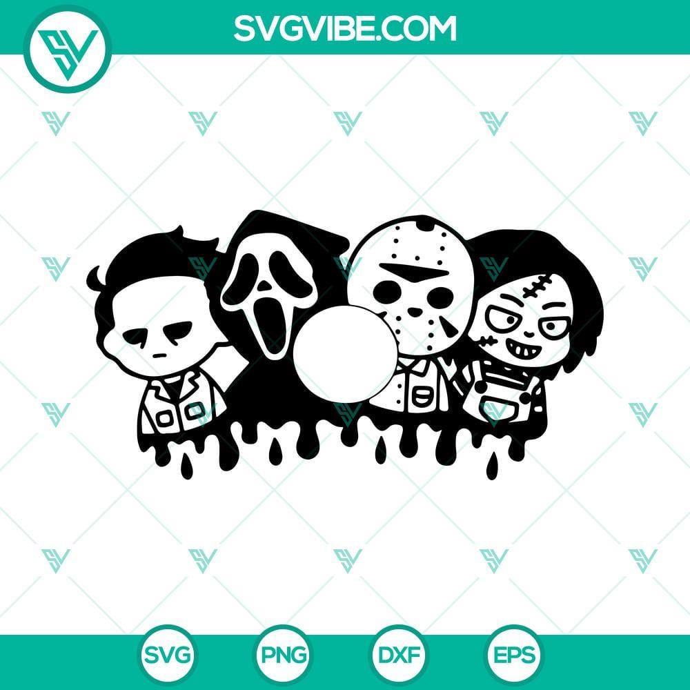 halloween-horror-movie-killers-starbucks-svg-halloween-full-wrap-starbucks-cup-svg-png-dxf-eps-8-mockup.jpg Halloween horror movie killers themed Starbucks SVG files for Halloween.