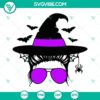 Halloween Mom Messy Bun SVG download featuring Momster and Witch Mom images in PNG and DXF formats. Ideal for Halloween craft projects.