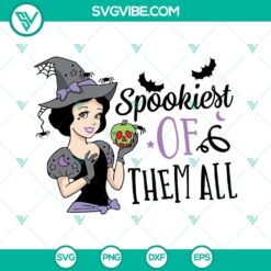 Halloween Princess SVG Images Bundle, Witch Disney Princess SVG Images, Witches 7