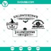 Halloweentown University SVG file with Halloween shirt designs and spooky vibes, perfect for crafting projects.