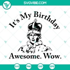 Hamilton George It’s My Birthday SVG design with download option featuring Hamilton An character. Perfect for fans.