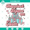 Disney Mom SVG files for the happiest Mama on Earth, perfect for Disney family trips. Fun and unique designs for a magical vacation.
