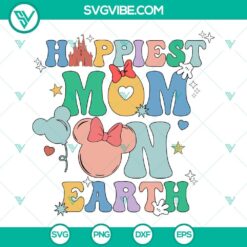 Disney-themed SVG files for moms, perfect for family vacations. Ideal for creating cheerful crafts.