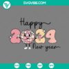 2024 New Year SVG of Disco Ball Boujee Stanley Tumbler Cup design for crafting projects.