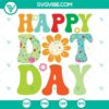 Happy Dot Day celebration SVG design with September 15th date, perfect for Dot Day projects.