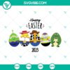 Toy Story Easter Eggs SVG files with Disney cartoon characters for Happy Easter 2023 celebration.