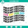 Field Day 2022 SVG files and PNG images for School Field Day. Cheerful and colorful design perfect for event materials.