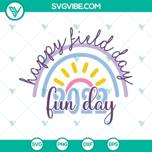 Cheerful Field Day SVG files for School Fun Day 2022, featuring a variety of lively and festive designs. Perfect for digital download.