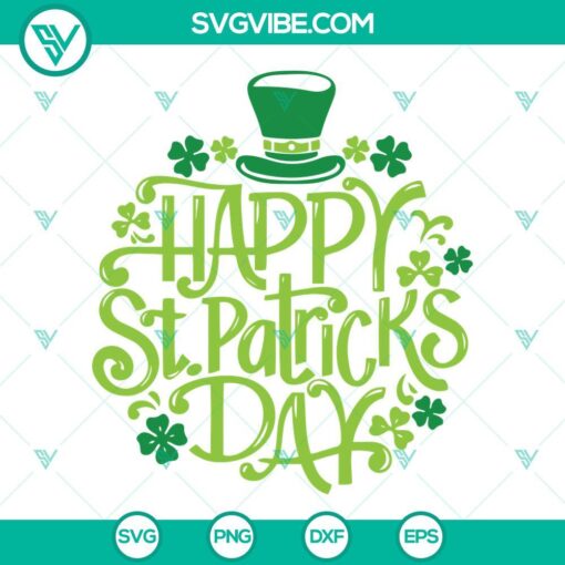 St Patrick's Day SVG images featuring lucky shamrock and leprechaun design for digital use.