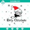 Harry Christmas SVG featuring Harry Potter Christmas elements for cutting files. Great for DIY crafts and holiday decorations.