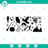 Harry Potter Hogwarts School 16oz Libbey Can Glass Wrap SVG file, perfect for DIY projects and Harry Potter-themed parties. Download now!