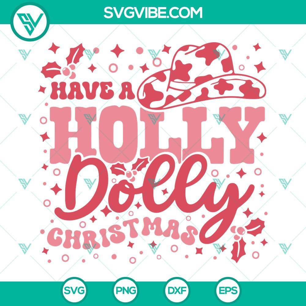 have-a-holly-dolly-christmas-svg-pink-cowgirl-christmas-svg-dolly-parton-christmas-svg-png-dxf-eps-cricut-3-mockup.jpg Pink cowgirl Christmas SVG files with a Holly Dolly theme. Festive cowgirl designs for the holiday season. Perfect for crafts and DIY projects.