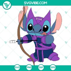 Hawkeye superhero stitch SVG file for Cricut, featuring Marvel character design in PNG, EPS, and DXF formats.