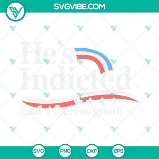 Indicted Trump 2024 SVG design for download.