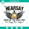 HEARSAY Brewing Company SVG Mega Pint file with intricate design and typography for digital use.