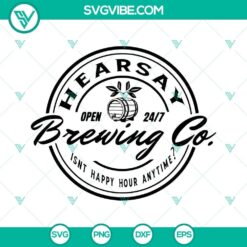 Hearsay Brewing Co. SVG Johnny Depp Mega Pint design. Perfect for download, Isn't. Unique celebrity and brewery themed graphic.