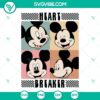 Heartbreaker Mickey Mouse SVG design with Valentine-themed elements in Mickey Mouse shape. Great for crafts and digital projects.