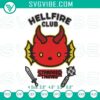 Hellfire Club Hello Kitty embroidery designs featuring a cute Stranger Things pattern, perfect for crafts and fan creations.