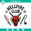 Hellfire Club design from Stranger Things Season 4 as SVG files, perfect for fans of the show and digital crafters.