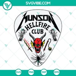 Hellfire Club SVG Download, Eddie Munson SVG Download, Stranger Things Season 4 SVG File