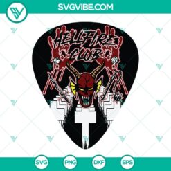 Hellfire Club, Stranger Things 4, Horror Movie SVG Files for Halloween, ideal for horror fans and Halloween projects.