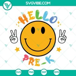Back To School SVG Bundle with First Day Of School Design - Perfect for School Projects and Crafts!