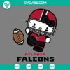 Hello Kitty Atlanta Falcons logo in SVG, PNG, EPS, and DXF file formats for digital projects.