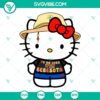 Hello Kitty and Bad Bunny themed SVG files for Cricut and Silhouette, featuring clipart in PNG, DXF, and EPS formats.