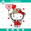 Hello Kitty and Bad Bunny-themed Valentine SVG files featuring "Benito Is My Valentine" text. Great for digital crafting.