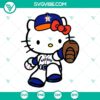 Houston Astros themed Hello Kitty baseball SVG files for Cricut, featuring PNG, DXF, and EPS formats for crafting projects.