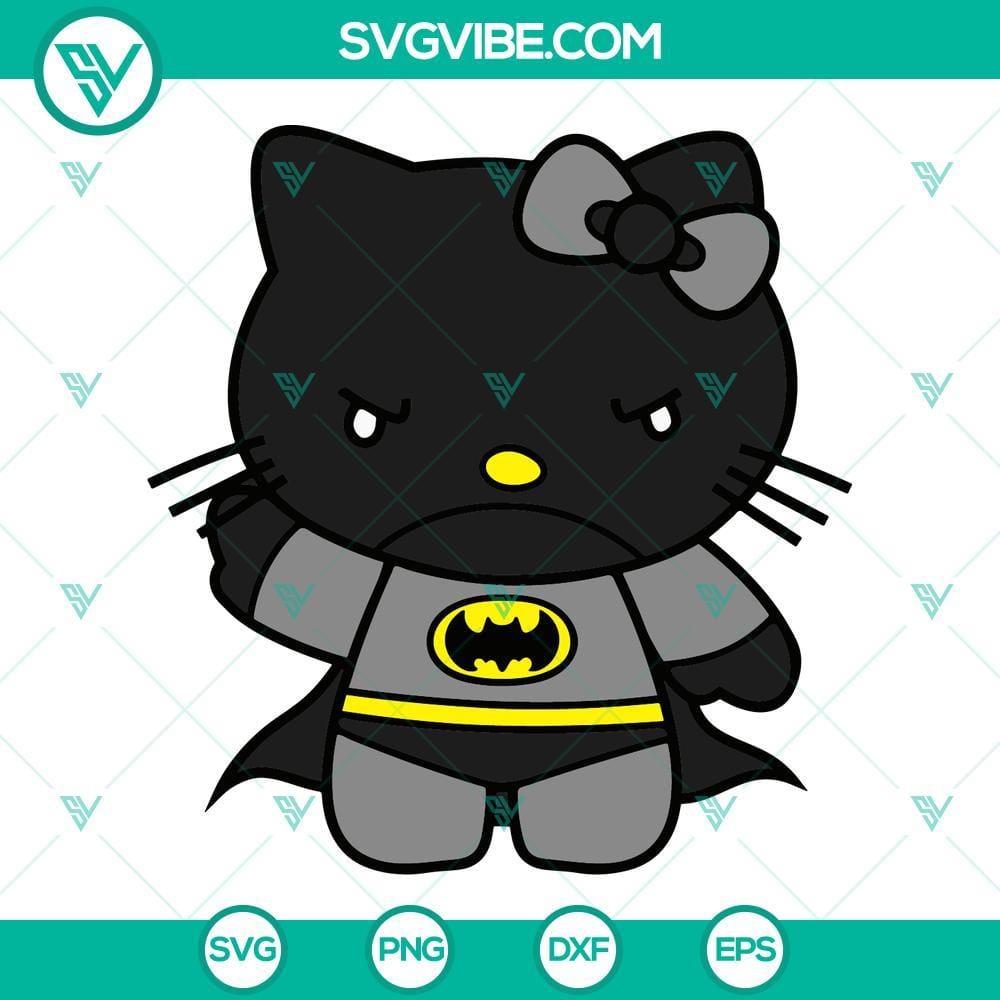 hello-kitty-batman-svg-hello-kitty-super-hero-svg-kawaii-kitty-svg-png-dxf-eps-3-mockup.jpg Hello Kitty Batman and Super Hero SVG images, adorable Kawaii Kitty design for digital crafting, instant download.