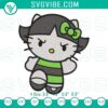 Hello Kitty Buttercup The Powerpuff Girl Embroidery Designs, adorable cartoon file for crafting projects, featuring popular characters.