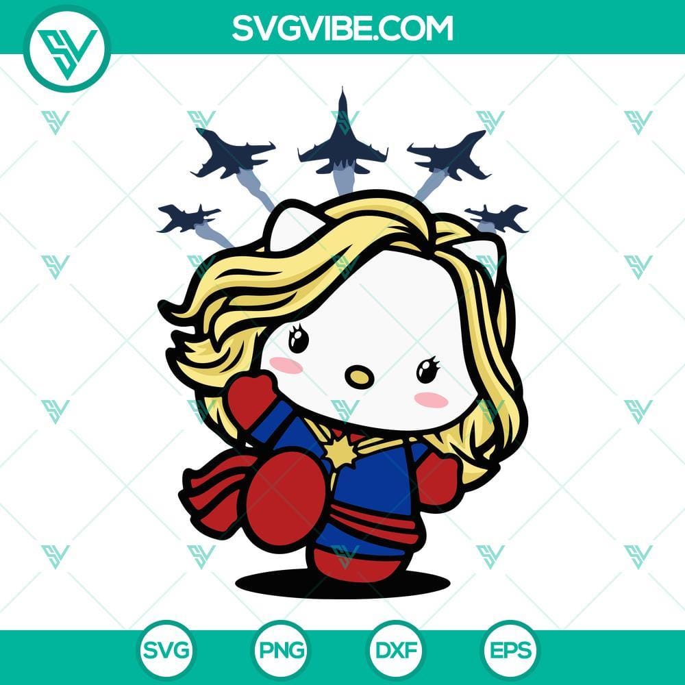 hello-kitty-captain-marvel-svg-hello-captain-svg-marvel-super-hero-svg-png-dxf-eps-7-mockup.jpg Hello Kitty Captain Marvel SVG download with Marvel superhero theme. Great for crafting projects and fan merchandise.
