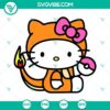 Hello Kitty Charmander Pokemon SVG Download with multiple file formats - PNG, DXF, EPS. Ideal for DIY projects and crafts.