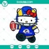 Hello Kitty NFL team SVG bundle featuring LA Rams, Dallas Cowboys, and Houston Texans logos in cute design, perfect for football fans.