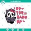 Hello Kitty Ghostface No You Hang Up SVG Image featuring Ghostface from Scream, a quirky and spooky design perfect for Halloween enthusiasts.