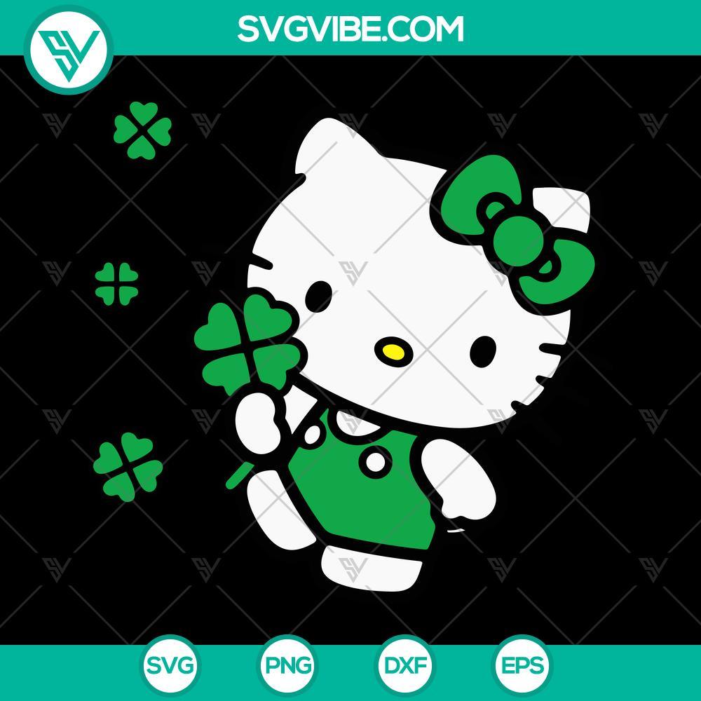 hello-kitty-happy-st-patricks-day-svg-hello-kitty-shamrock-svg-kitty-lucky-svg-clover-svg-mockup.jpg Hello Kitty St. Patrick's Day themed SVG files featuring lucky clover and shamrock designs for download.
