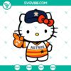 Hello Kitty Houston Astros logo in SVG, PNG, DXF, EPS formats for Cricut crafting. Perfect for Astros fans!