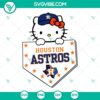 Hello Kitty Houston Astros SVG design for download - PNG, DXF, EPS cut files. Perfect for fans of both teams!