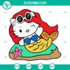 Hello Kitty Karol G and Manana Sera Bonito SVG files with Karol G Mermaid design for digital use.