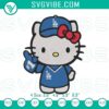 Hello Kitty Los Angeles Dodgers embroidery designs, baseball-themed instant download - cute and sporty graphics for crafting projects.