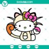 Hello Kitty Meowth Pokemon SVG PNG DXF EPS files for crafting and digital projects.